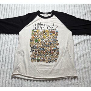 The Hundreds Raglan 3/4 Short Sleeve Men's XL Graphic T-shirt Baseball Jersey